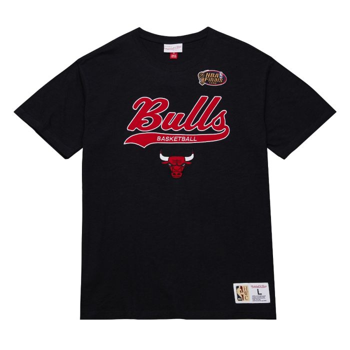 NBA Legendary Slub Short Sleeve T-Shirt Vintage Logo Chicago Bulls