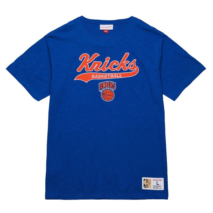 NBA Legendary Slub Short Sleeve T-Shirt Vintage Logo New York Nicks