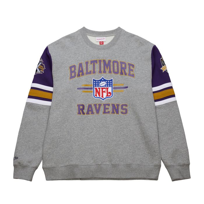 NFL All Over Crew 4.0 Vintage Logo Baltimore Ravens