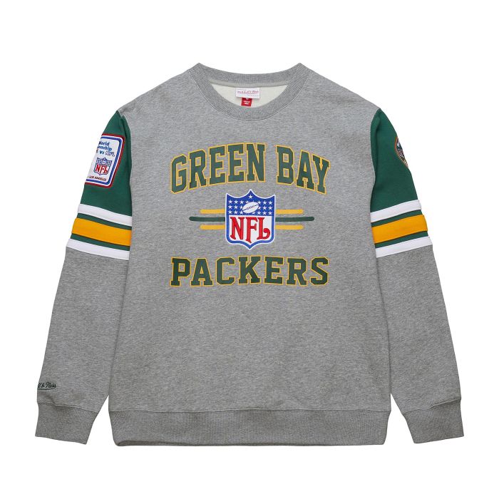 NFL All Over Crew 4.0 Vintage Logo Green Bay Packers