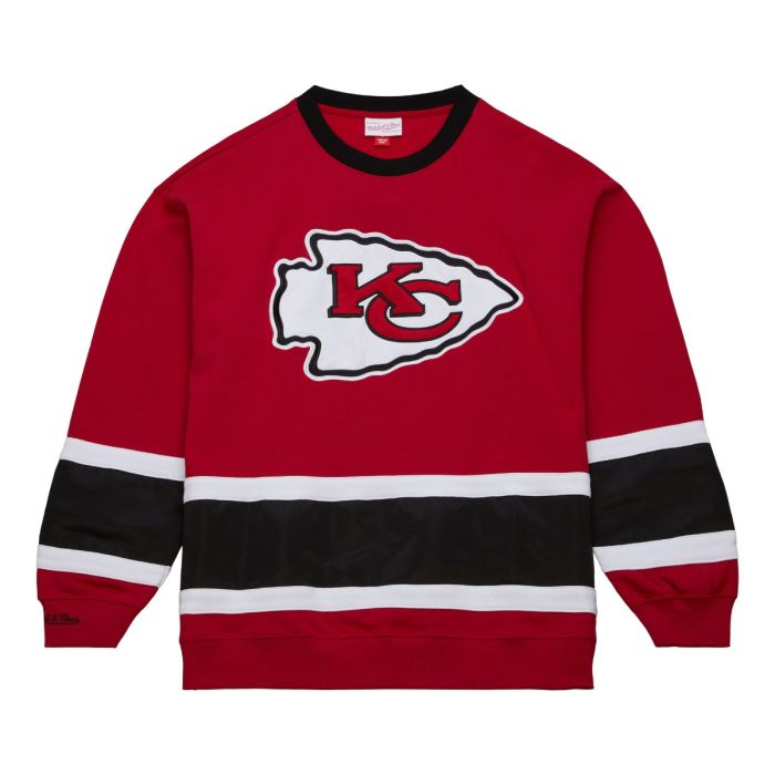 NFL Satin Insert Fleece Crew Kansas City Chiefs