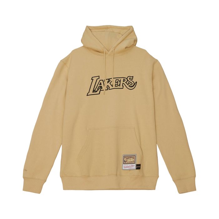 NBA Khaki Black Hoodie Lakers