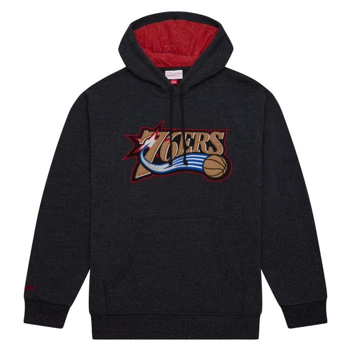 NBA Snow Washed Fleece Hoodie Philadelphia 76ers Shop Mitchell Ness Fleece and Sweatshirts