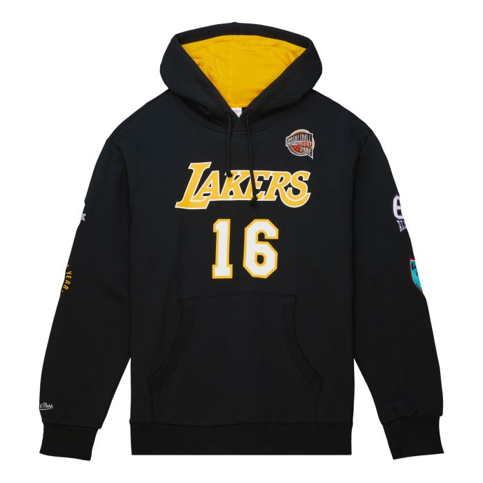 NBA HOF Fleece Hoodie Lakers Pau Gasol