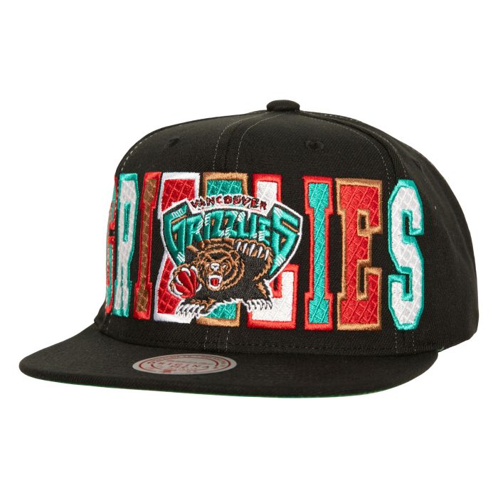 NBA Varsity Bust Snapback Cap Vancouver Grizzlies