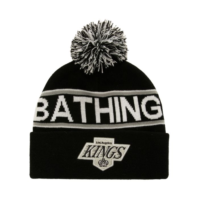 NHL BAPE X M&N Knitted Beanie Los Angeles Kings