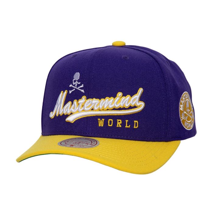 Mitchell & Ness X Mastermind Pro Snapback Cap Purple