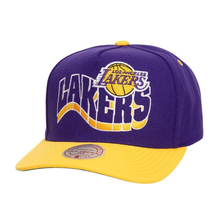 NBA Wavy Pro Snapback Cap Los Angeles Lakers