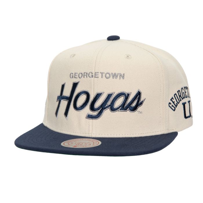 NCAA Just Don Cream Snapback Cap V Georgetown University