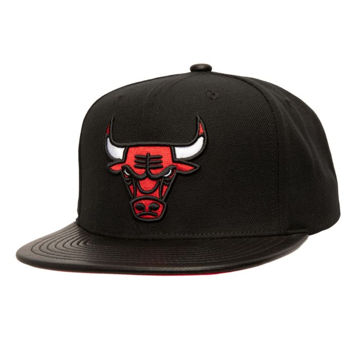 NBA J Leather Strapback Cap Chicago Bulls