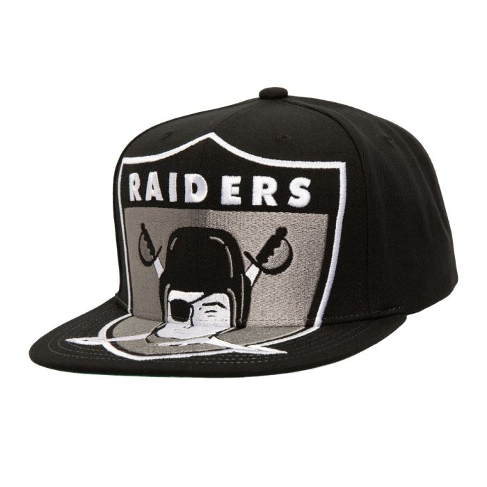 NFL XL Logo Snapback Cap Oakland Raiders