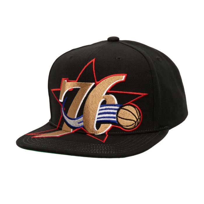 NBA XL Logo Snapback Cap Philadelphia 76ers