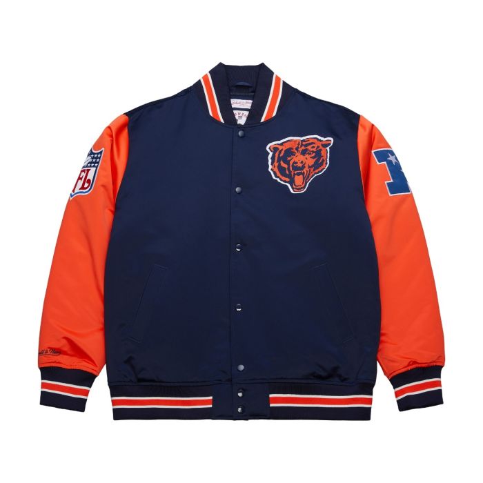 NFL Primetime Heavyweight Satin Jacket Chicago Bears