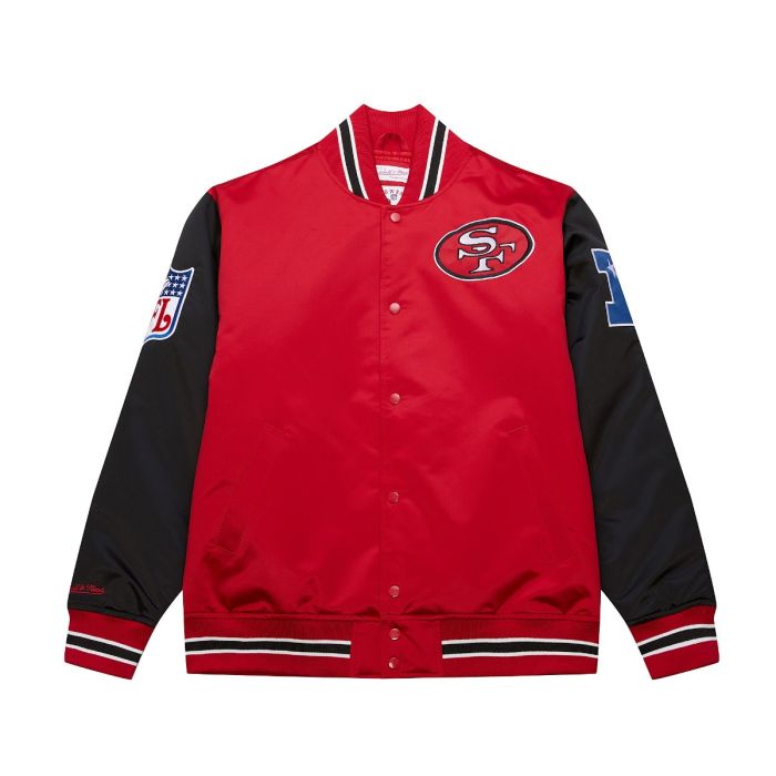 NFL Primetime Heavyweight Satin Jacket San Francisco 49ers