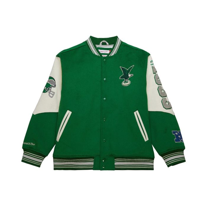 NFL Team History Varsity Jacket Philadelphia Eagles