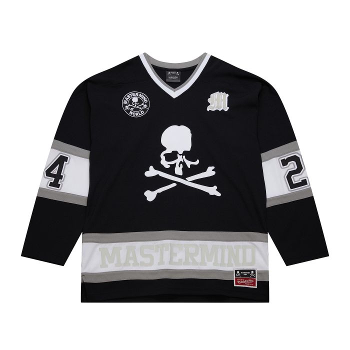 Mitchell & Ness X Mastermind Hockey Jersey Black