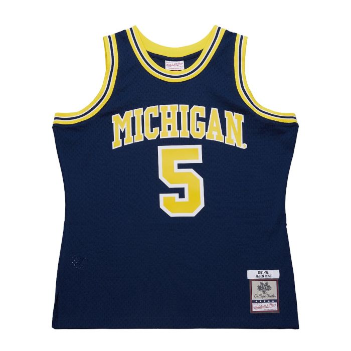 NCAA Swingman Jersey University Of Michigan Jalen Rose 1991