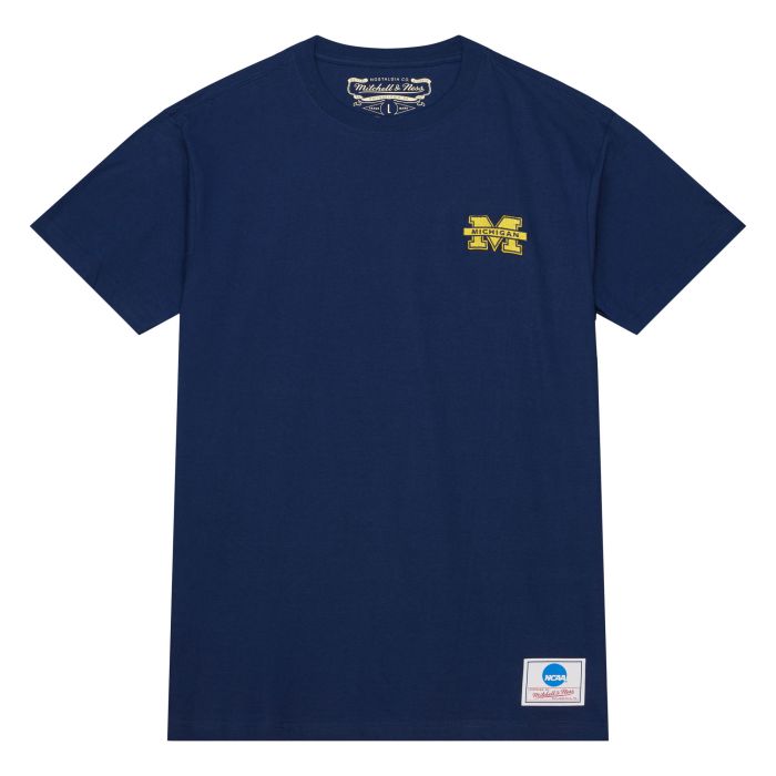 NCAA Embroidered Logo Tee Michigan