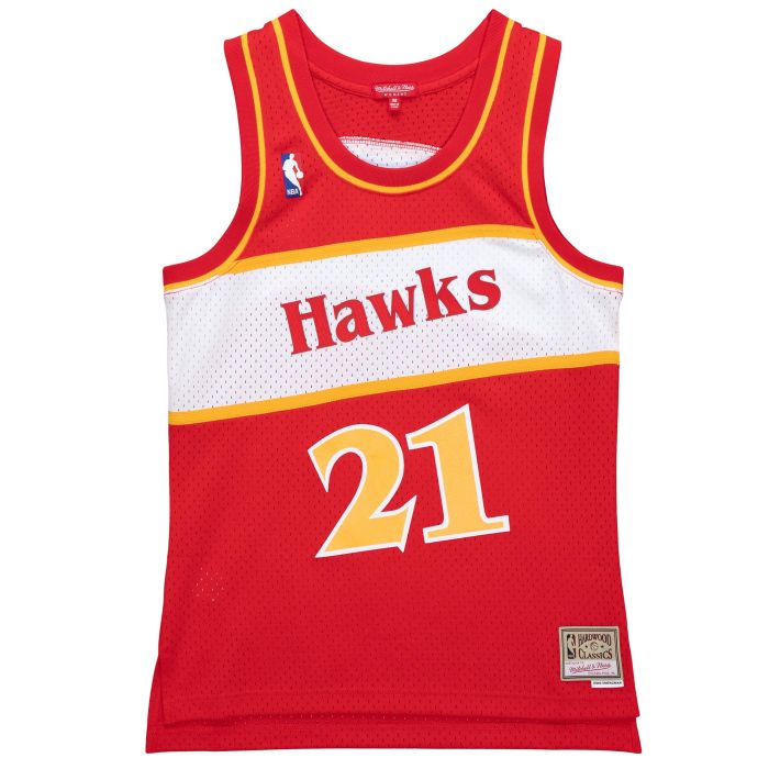 NBA Women's Swingman Jersey Atlanta Hawks Dominique Wilkins 1986