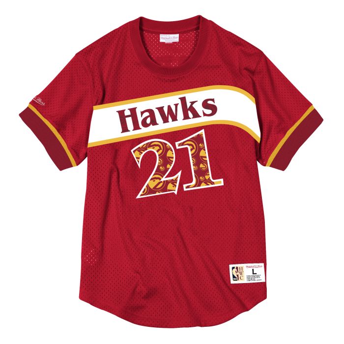 Name & Number Mesh Crewneck Atlanta Hawks Dominique Wilkins