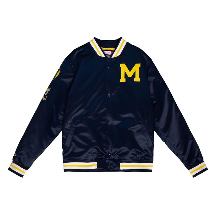 Champ City Satin Jacket University Of Michigan