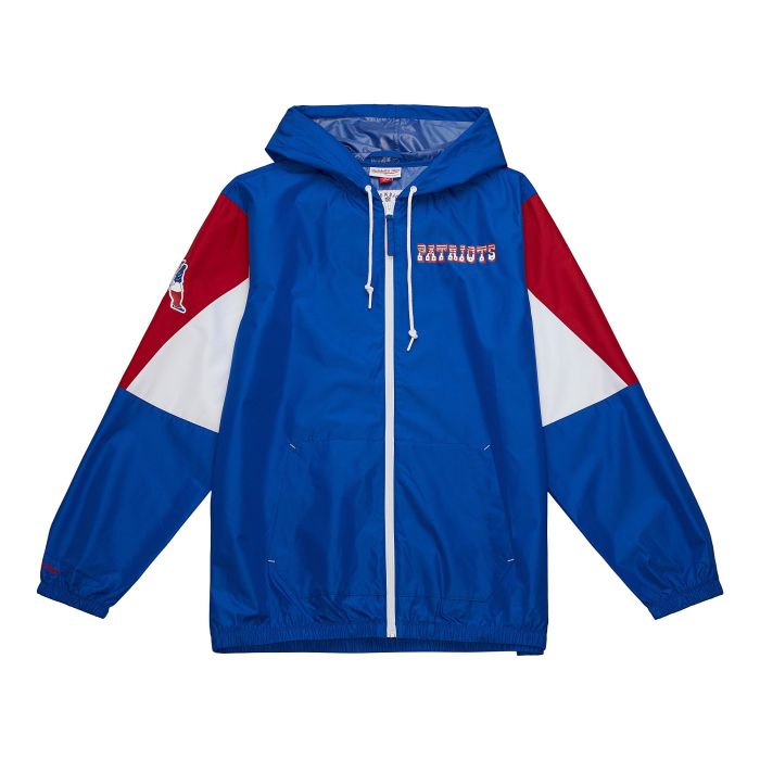 NFL Throw It Back Full Zip Windbreaker New England Patriots