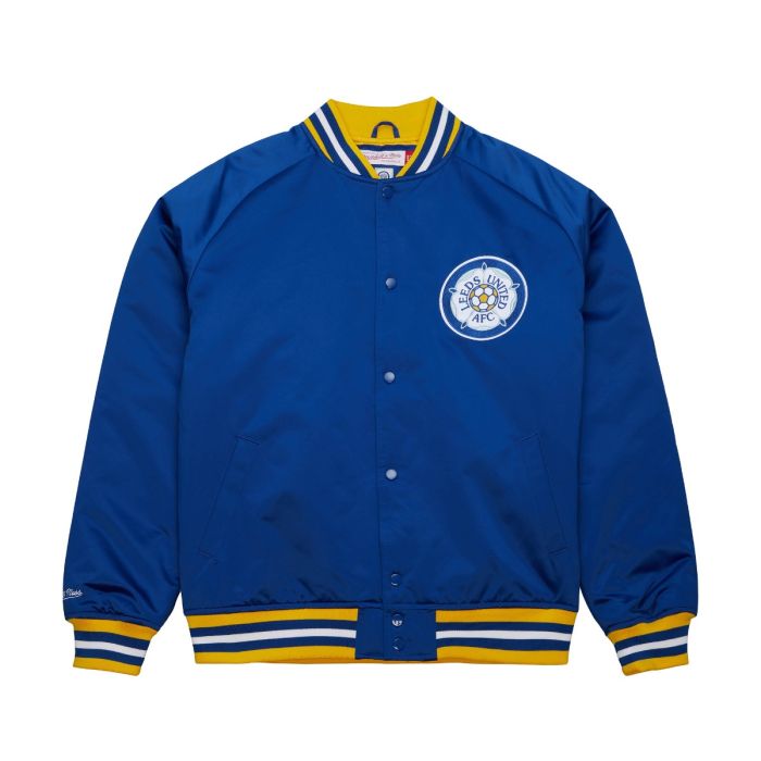 Leeds United Yorkshire Rose Satin Jacket Blue