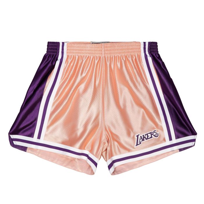 Womens 75th Anniversary Rose Gold Shorts Los Angeles Lakers