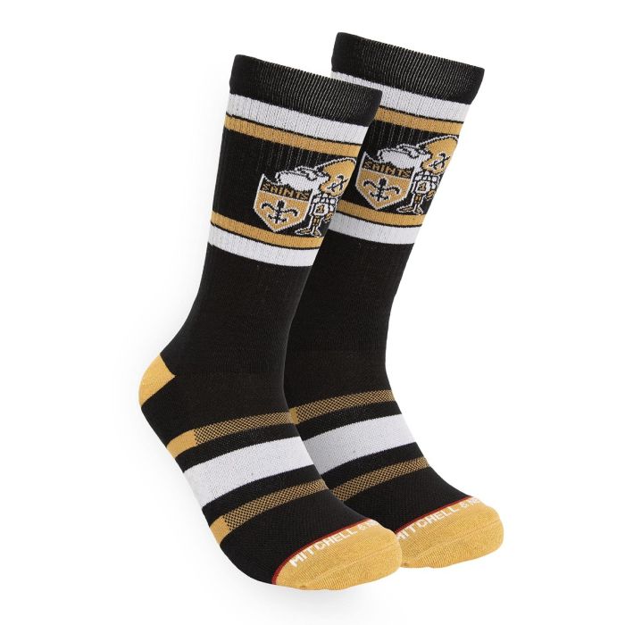 NFL Team Stripes Crew Socks New Orleans Saints