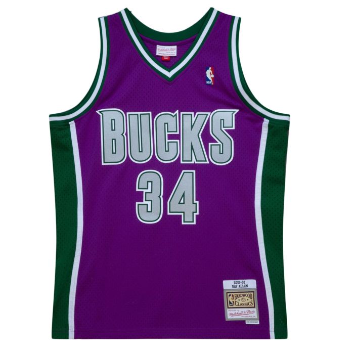 Swingman Ray Allen Milwaukee Bucks 2001-02 Jersey