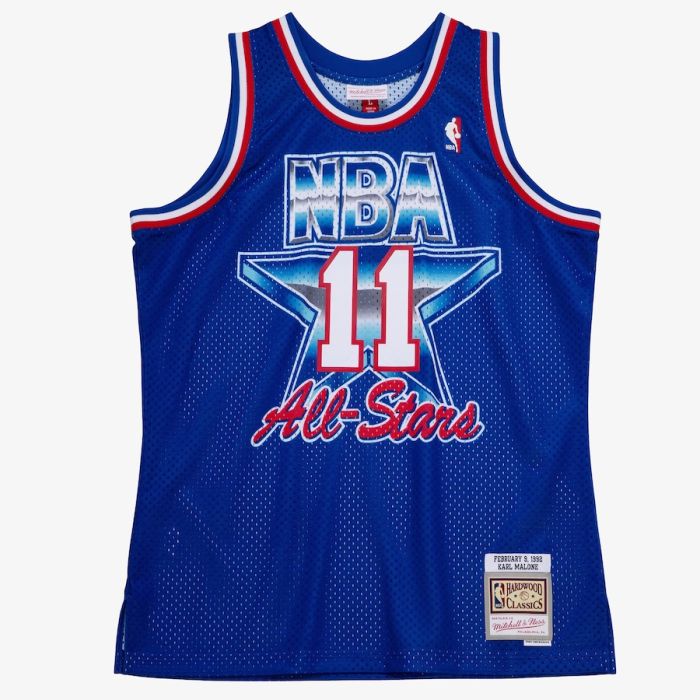 NBA Swingman Jersey All-Star West Karl Malone 1992