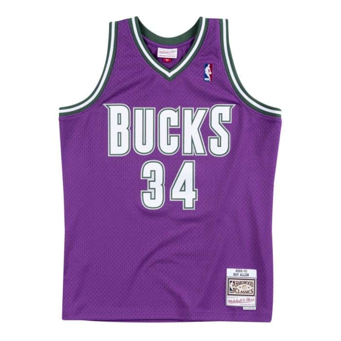 Swingman Jersey Milwaukee Bucks Road 2000-01 Ray Allen