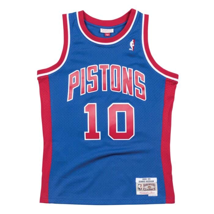 Swingman Jersey Detroit Pistons Road 1988-89 Dennis Rodman