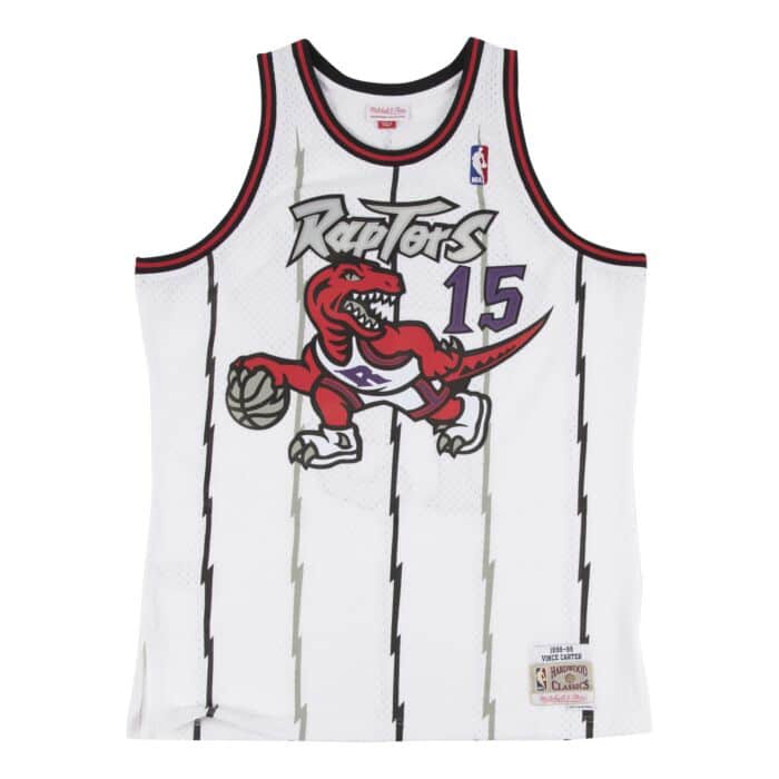 Men's Toronto Raptors Vince Carter Mitchell & Ness White 1998-99