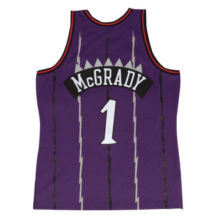 Mitchell and Ness Toronto Raptors store Tracy McGrady Reflective Galaxy Jersey Medium