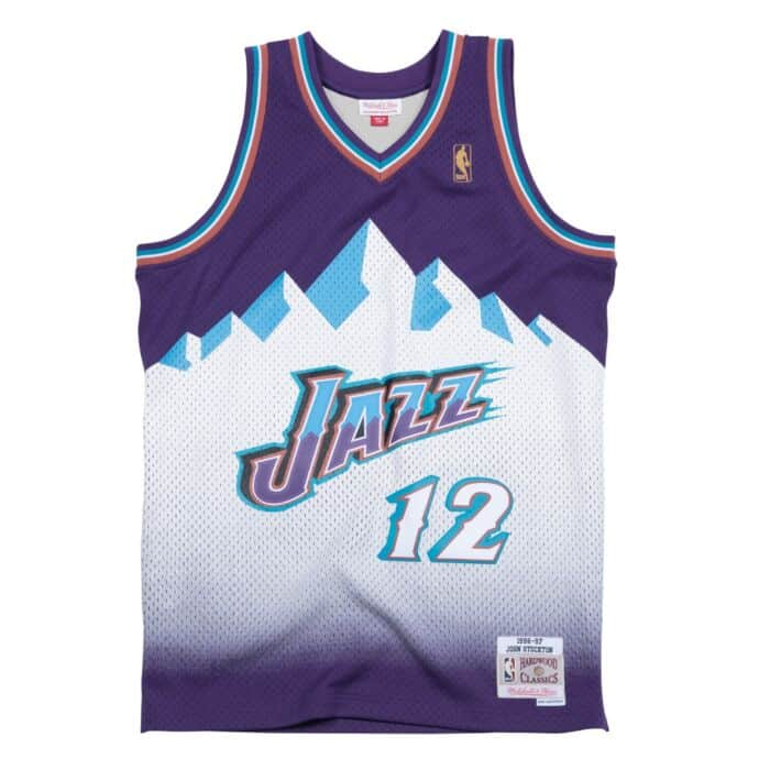 Swingman Jersey Utah Jazz Road 1996 97 John Stockton