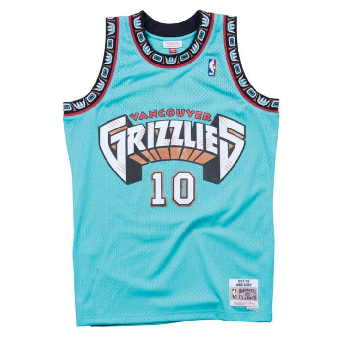 NBA Swingman Jersey Vancouver Grizzlies Mike Bibby 1998 89