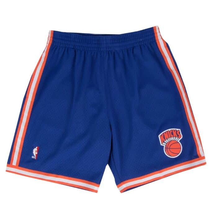 Knicks shorts mitchell and ness on sale