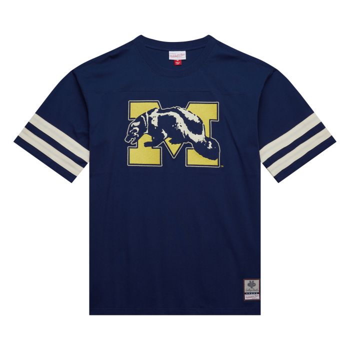 NCAA Heavyweight T-Shirt Vintage Logo University of Michigan