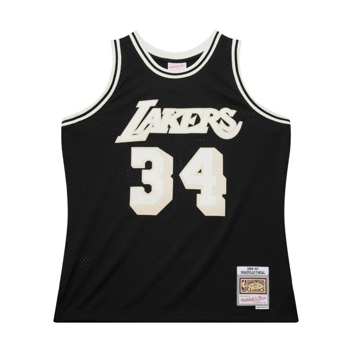 NBA Off Court Black/Cream Jersey Lakers 1996 Shaquille O'Neal