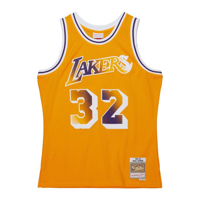 NBA Big Face 7.0 Swingman Jersey Lakers 1984 Magic Johnson