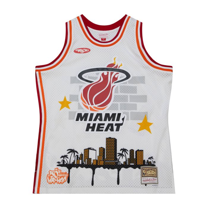 M&N x NBA x Tats Cru Jersey Miami Heat