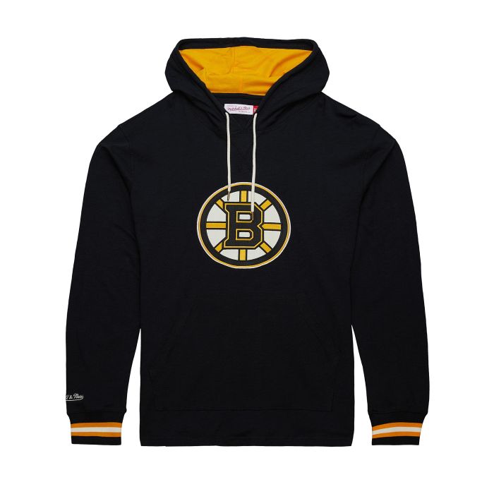 NHL Legendary Slub LS Hoodie Current Logo Bruins