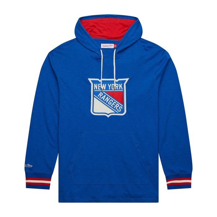 NHL Legendary Slub LS Hoodie Current Logo Rangers