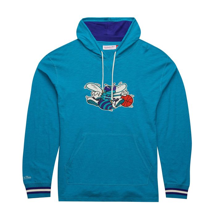 NBA Legendary Slub LS Hoodie Vintage Logo Hornets