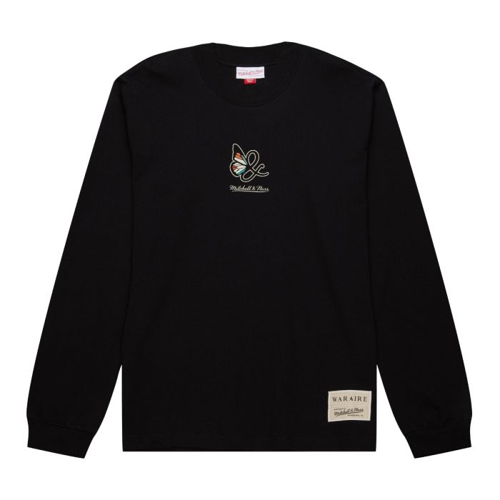 Mitchell & Ness X Waraire Mock Neck Long Sleeve Black