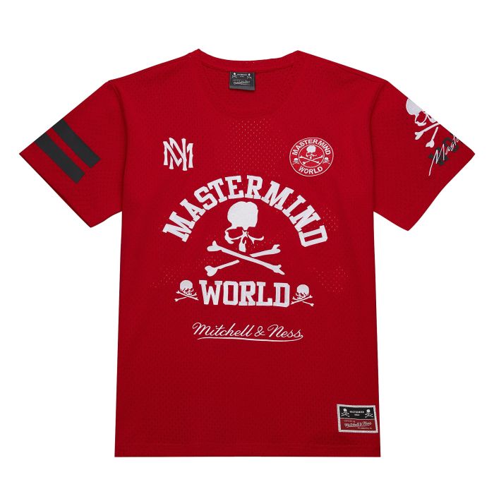 Mitchell & Ness X Mastermind Mesh T-Shirt Red