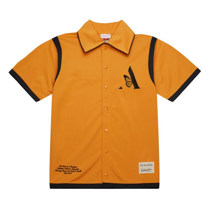 Mitchell & Ness X Waraire Shooting Shirt Orange