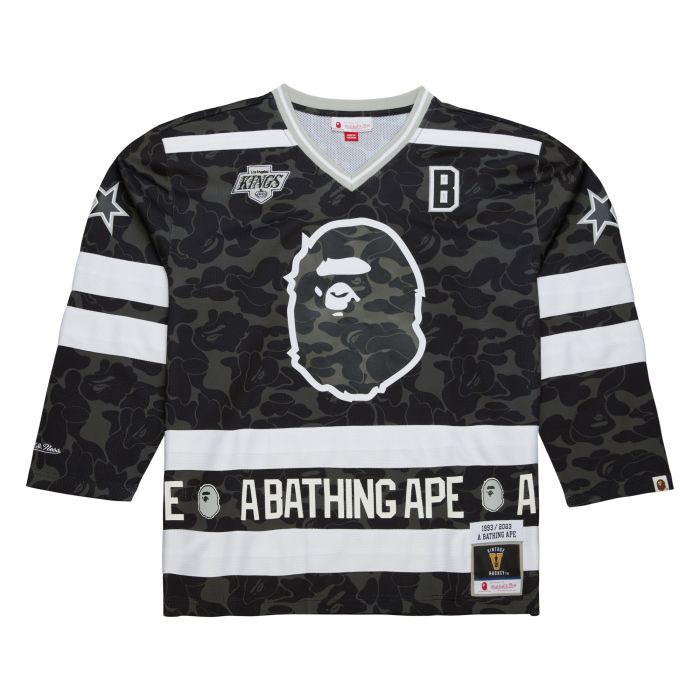 NHL x M N x BAPE Jersey Los Angeles Kings