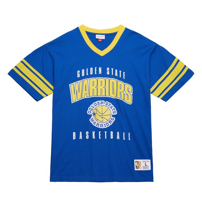 NBA Retro V-Neck T-Shirt Golden State Warriors